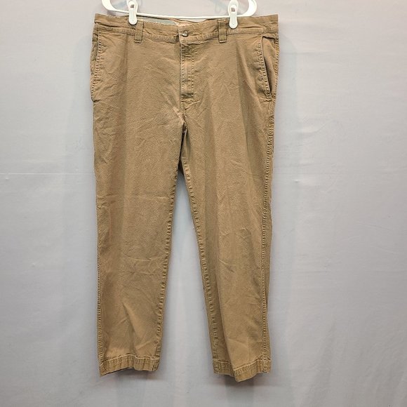 Columbia Pant Flex Roc Khaki Tan Pants 38 x 29 Regular Fit - Picture 1 of 10